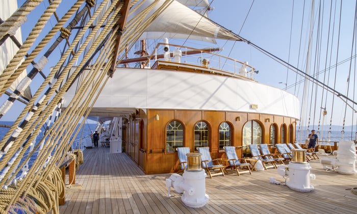 Sea Cloud II deck