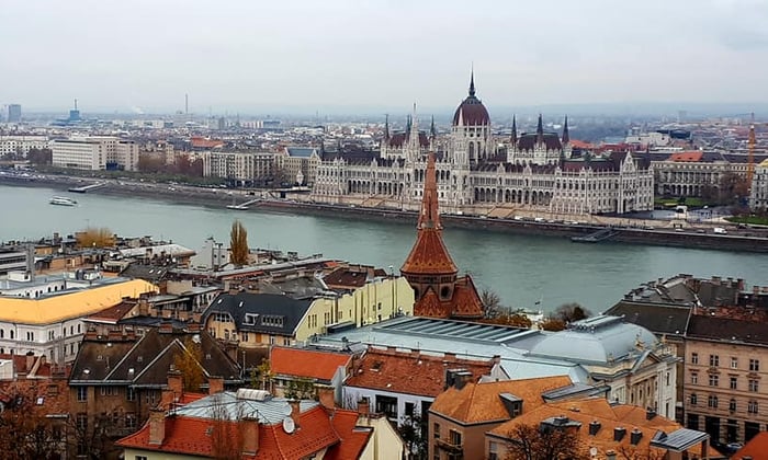 River Danube in Budapest, Hungary