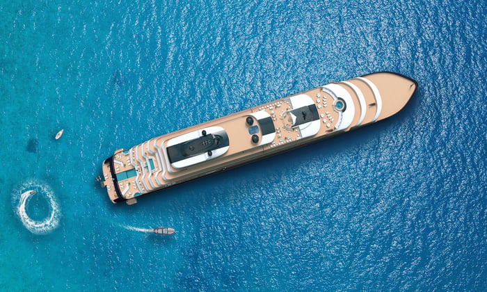The Ritz-Carlton Yacht Collection - Aerial view of Evrima