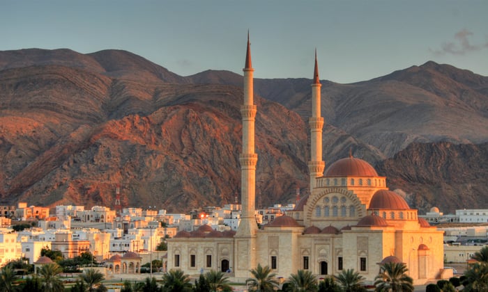 The Grand Mosque in Muscat, Oman