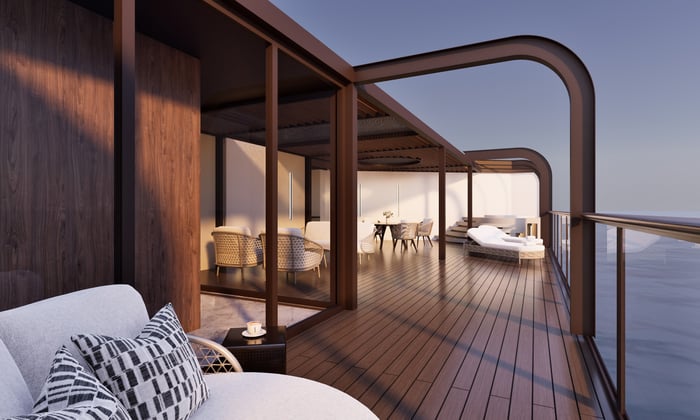 Terrace, Luna, Skyview Suite on Regent's Seven Seas Prestige