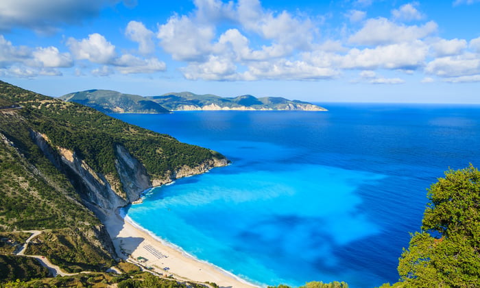 Myrtos Bay, Kefalonia, Greece