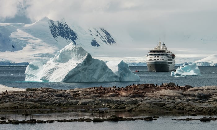 Silver Wind in Antarctica