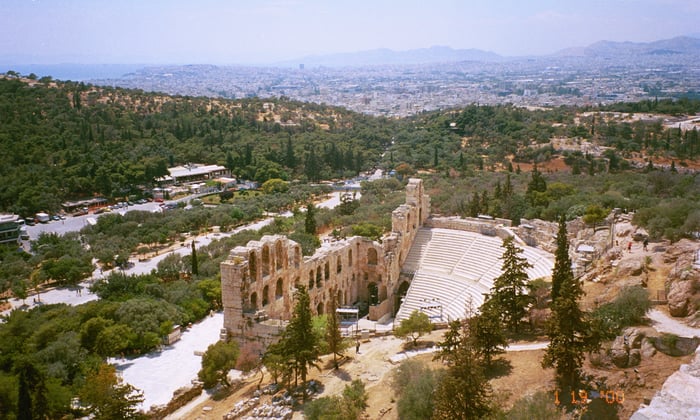 View over Athens, Greece