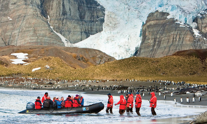 Lindblad Expeditions - Zodiac landing