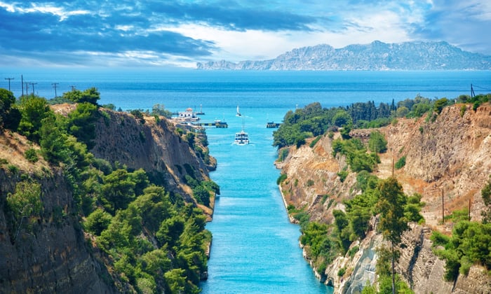 The Corinth Canal, Greece