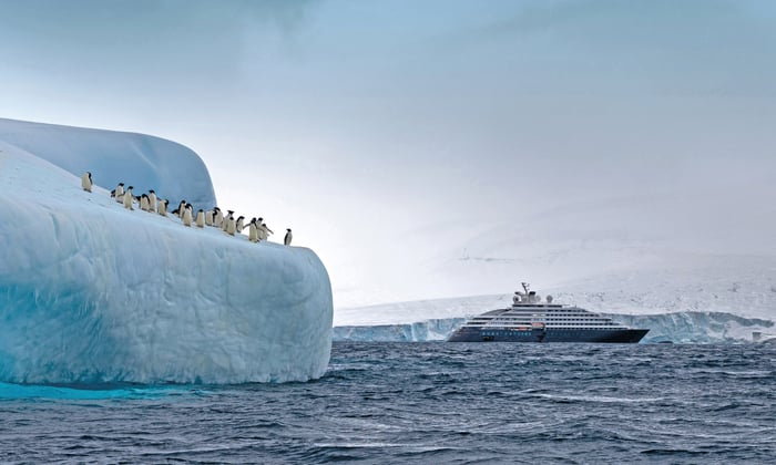 Scenic Eclipse in Antarctica
