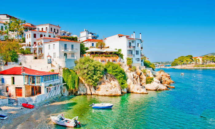 Skiathos Town Harbour
