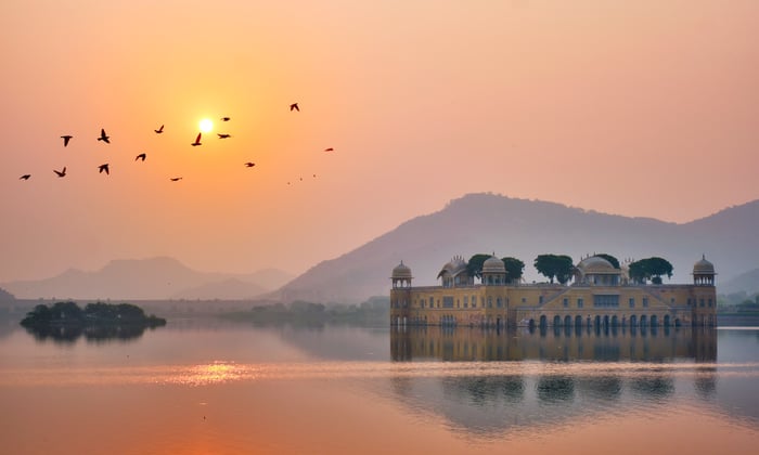 Jal Mahal Water Palace in Jaipur, India
