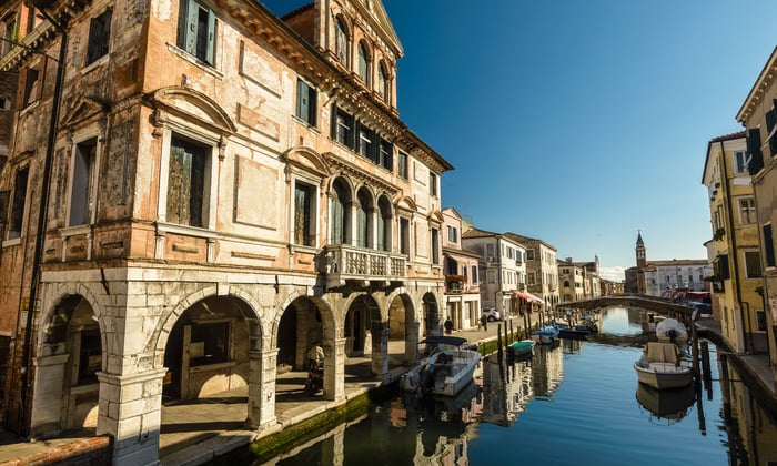 Canals in Chioggia, Italy