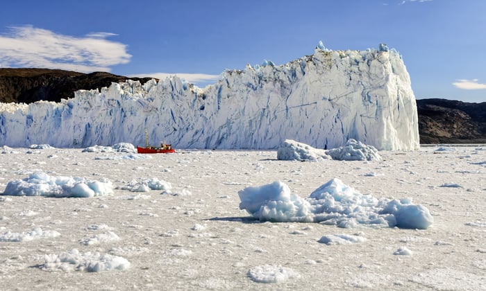 Eqi Glacier in Greenland