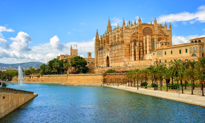 Seu cathedral in Palma de Mallorca, Spain