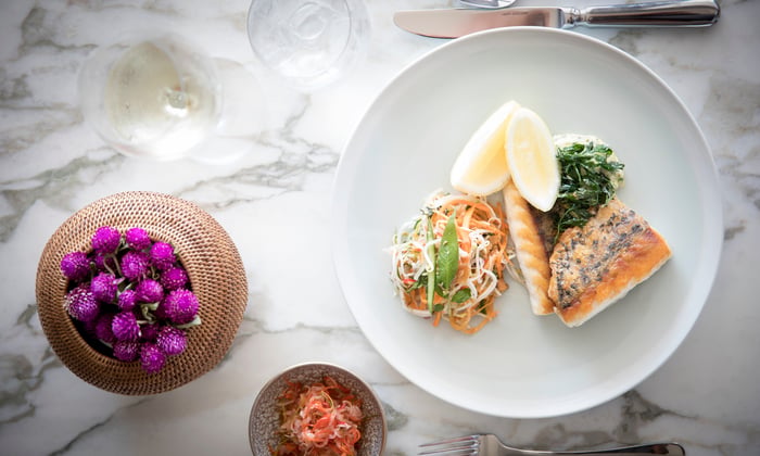 Exquisite dining on an Aqua Blu cruise