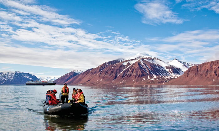 Lindblad Expeditions - Zodiac in Svalbard