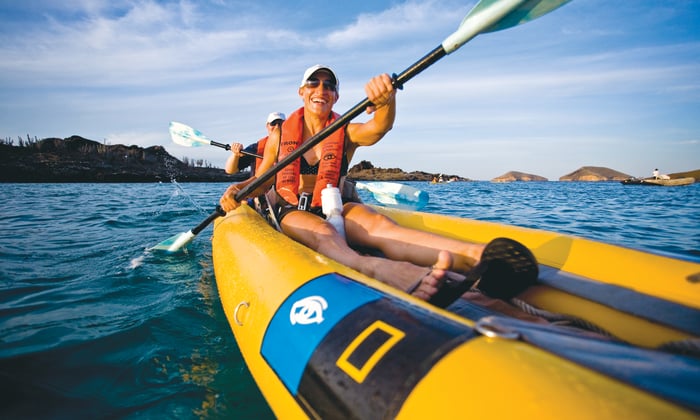 Kayaking in the Galapagos