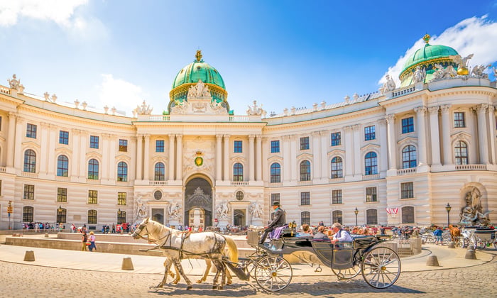 Alte Hofburg in Vienna, Austria