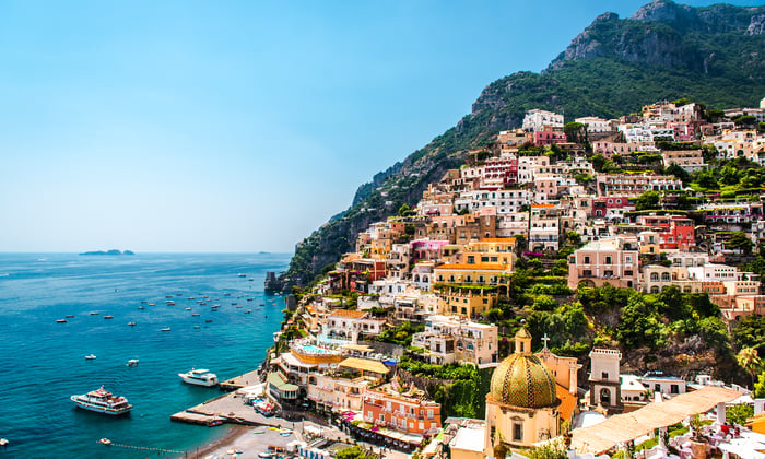 Positano on the Amalfi Coast, Italy