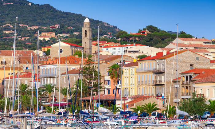 Propriano on the island of Corsica in France