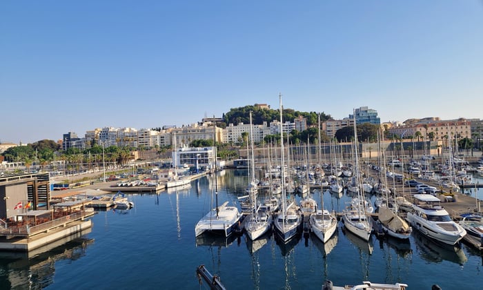 Cartagena, Spain on Wind Surf