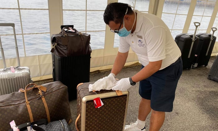 Coronavirus precautions on a SeaDream Norway cruise