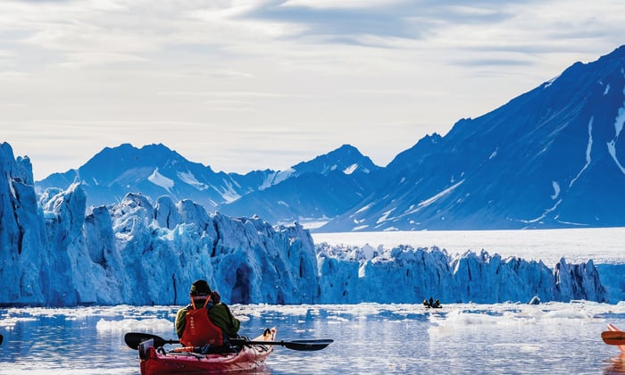 Solo traveller on an expedition cruise