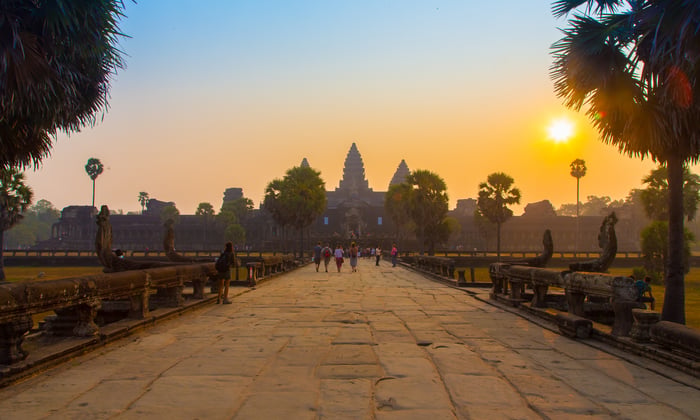 Sunrise over Angkor Wat, Cambodia