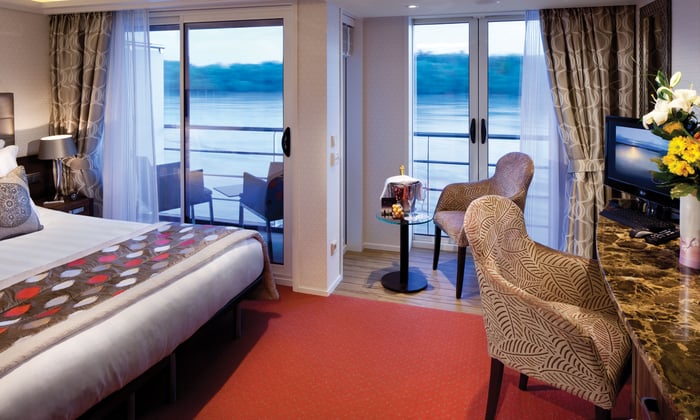 AmaWaterways - AmaPrima twin balcony stateroom