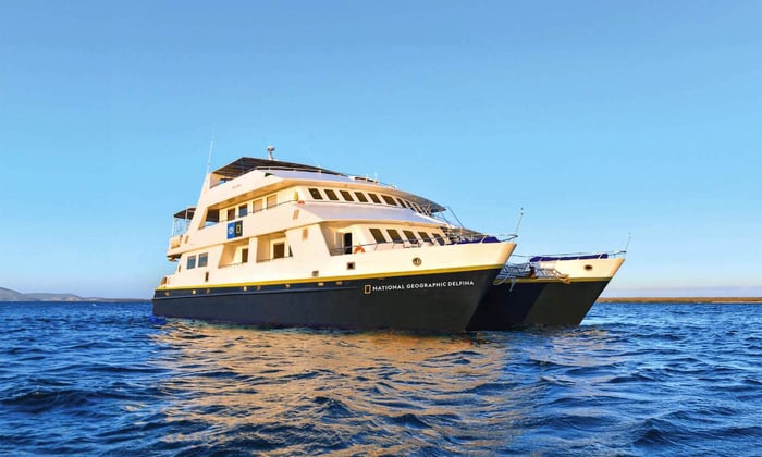 National Geographic Delfina ship in the Galapagos