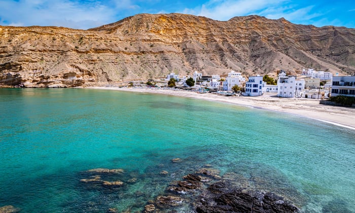 Qantab Beach in Muscat, Oman