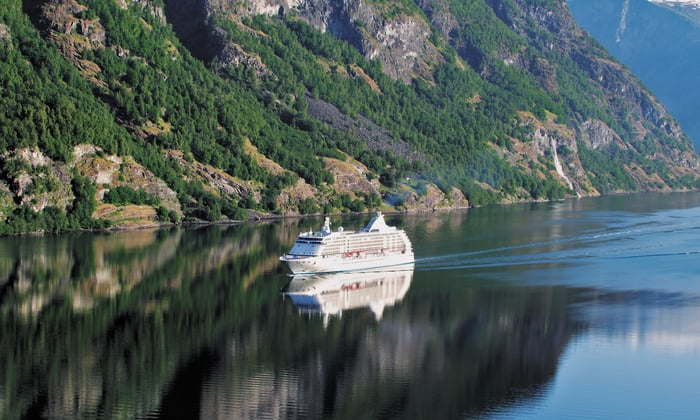 Regent's Seven Seas Voyager in the Norwegian Fjords