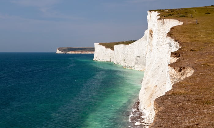 White cliffs of Dover