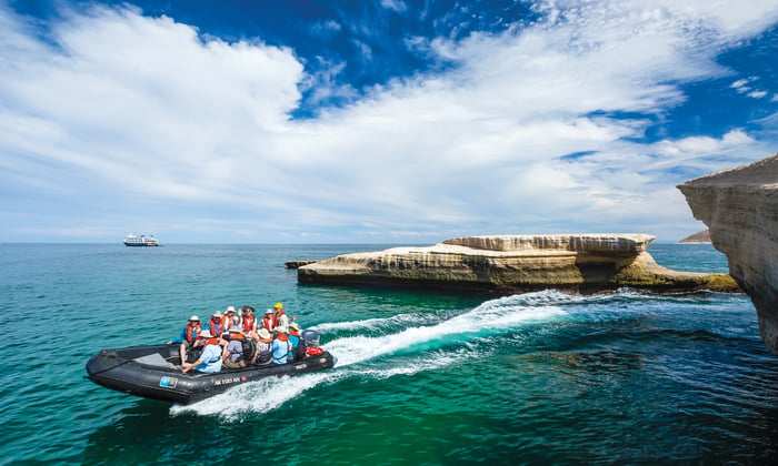 Lindblad Expeditions - Zodiac cruise off Baja California