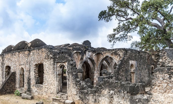 Mosque Ruins in Kilwa kisivani, Tanzania