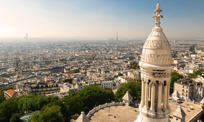 View of Paris from the Sacré Coeur