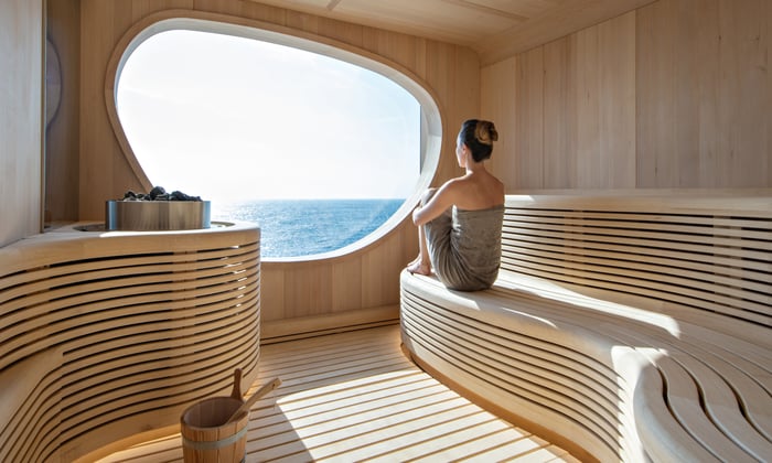Sauna on Ponant's Le Bougainville 