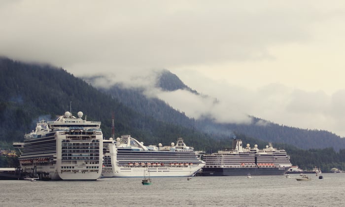 Cruise ships in Ketchikan, Alaska