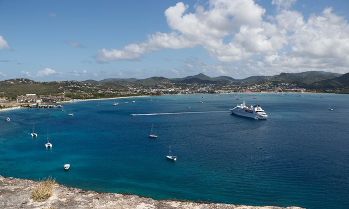 Windstar Cruises - Star Pride in Saint Lucia