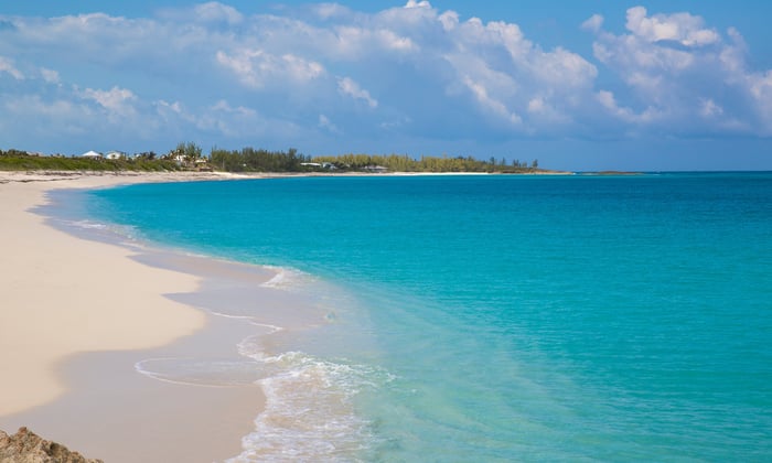 New Plymouth Beach, Green Turtle Cay, Abaco Islands, Bahamas, Caribbean