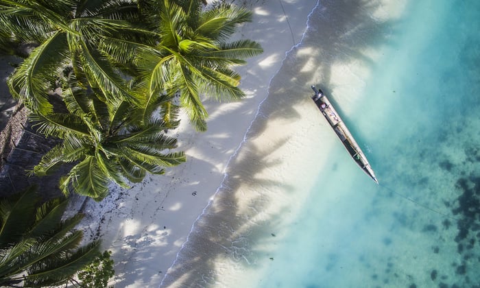 Gam Island in Raja Ampat, Indonesia