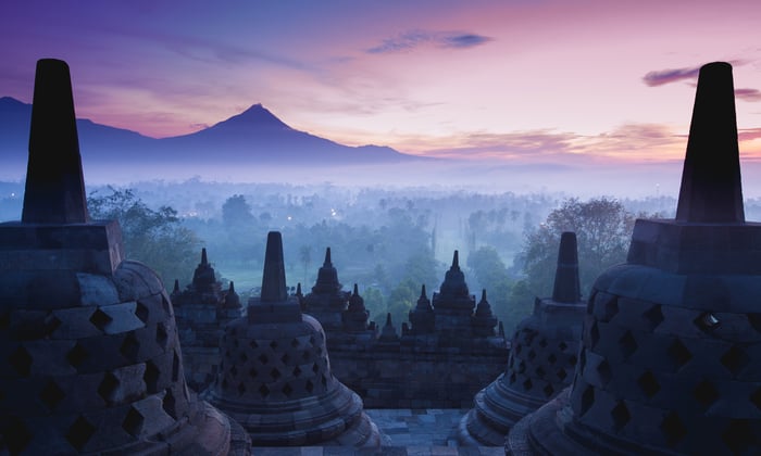 Borobudur temples, Indonesia