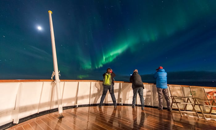 Northern Lights cruise on Hurtigruten