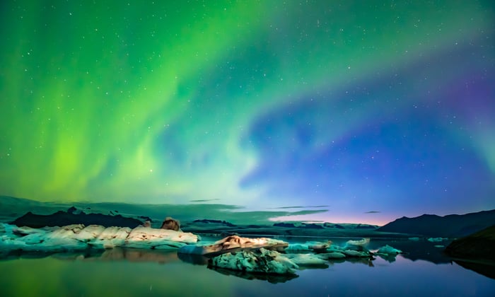 Northern lights in Iceland
