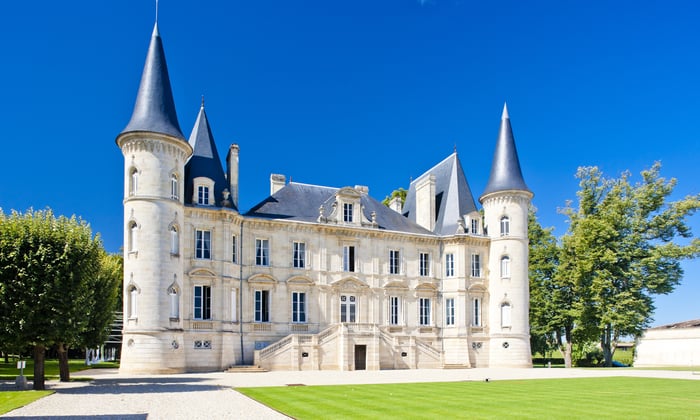 Chateau Pichon Longueville in Pauillac, France