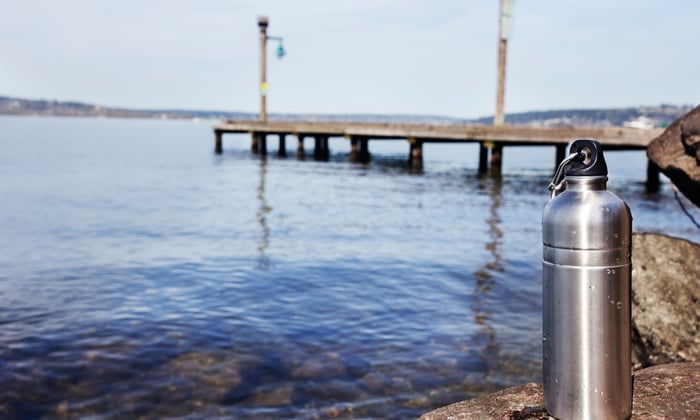 Reusable water bottle