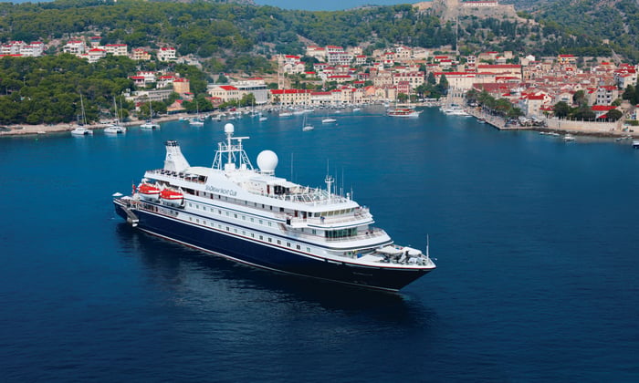 SeaDream II in Hvar, Croatia
