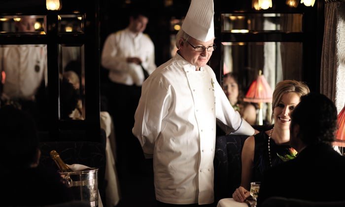 dining on the Venice Simplon-Orient-Express