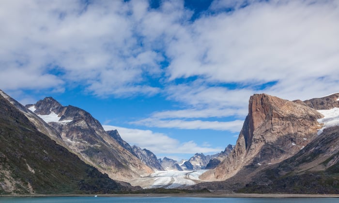 Prince Christian Sound in the southeastern coast of Greenland