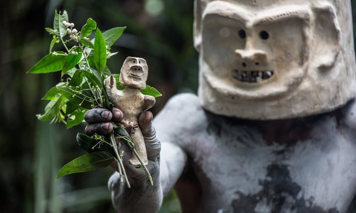 Mudman in Papua New Guinea