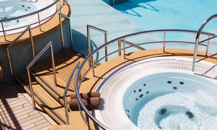 Jacuzzi on Silver Spirit