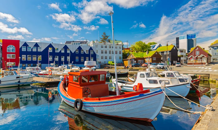 Torshavn in the Faroe Islands